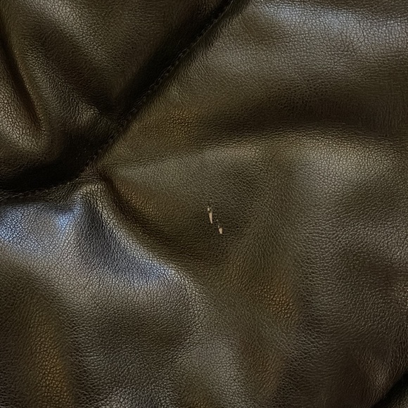 Abercrombie & Fitch Faux Leather Puffer - Ultra Warmth - Black - Small - Picture 12 of 12